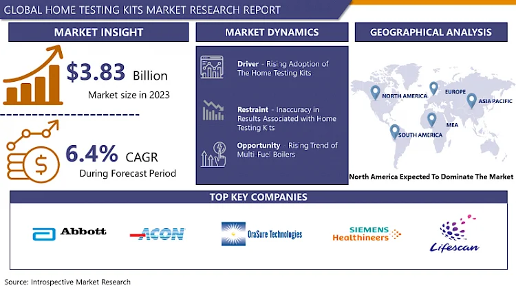 Home Testing Kits Market Size To Grow At A CAGR Of 6.4% In The Forecast Period Of 2024-2032