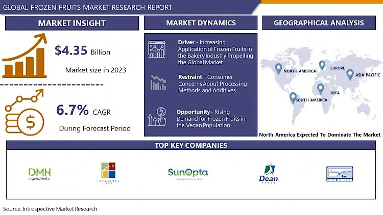 Frozen Fruits Market Key Regions, Growth, Segmentation Till 2032